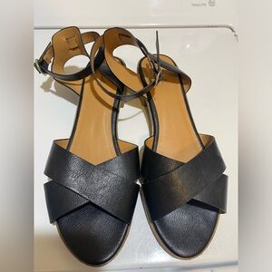 Qupid Black Sandals ~ Size 10 ~ worn a couple times